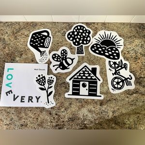 Lovevery high contrast wall decals